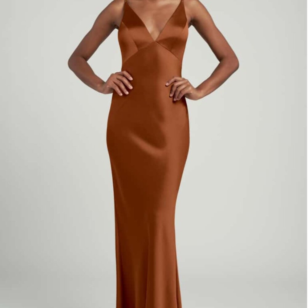 Jenny Yoo Eloise Dress Bronze Size 4